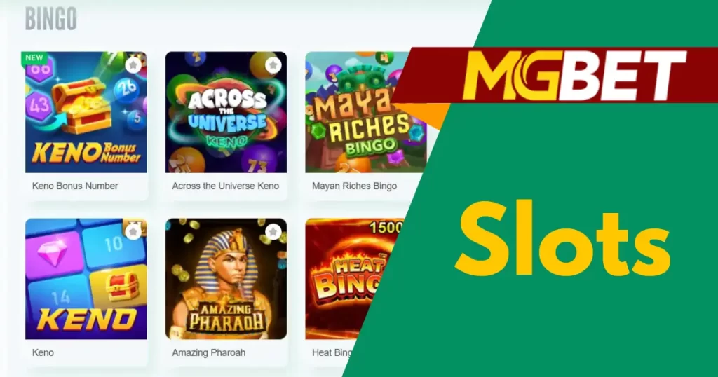 Conheça um Pouco Sobre a Seção de Slots da MGbet